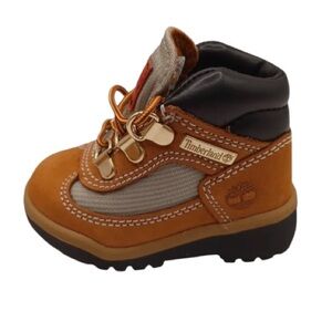 Timberland Tan and Brown Field Boots Toddler Size 4